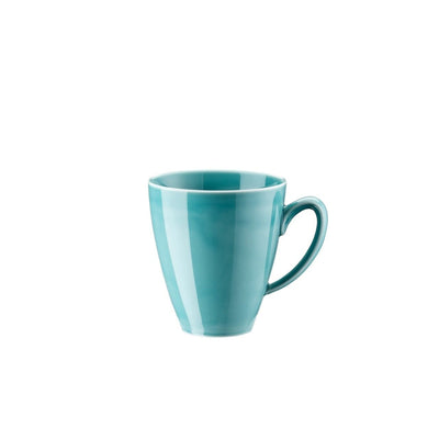 Rosenthal Mesh Aqua Mug with Handle