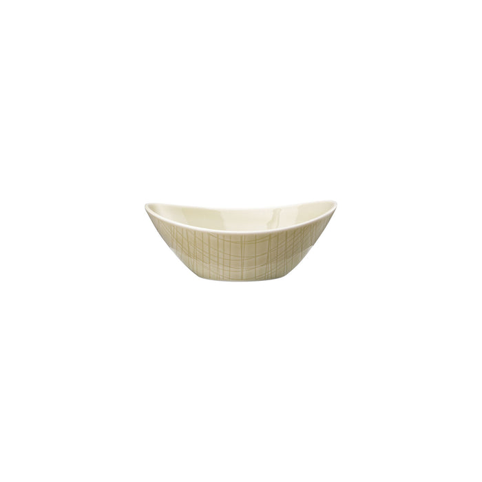 Rosenthal Mesh Cream Nesting Bowl Oval - 6 x 4 1/3 Inch