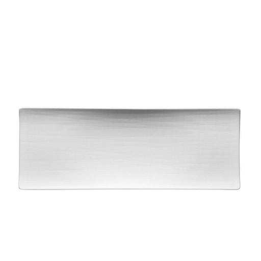 Rosenthal Mesh White Plate Flat Rectangular - 13 1/2 Inch