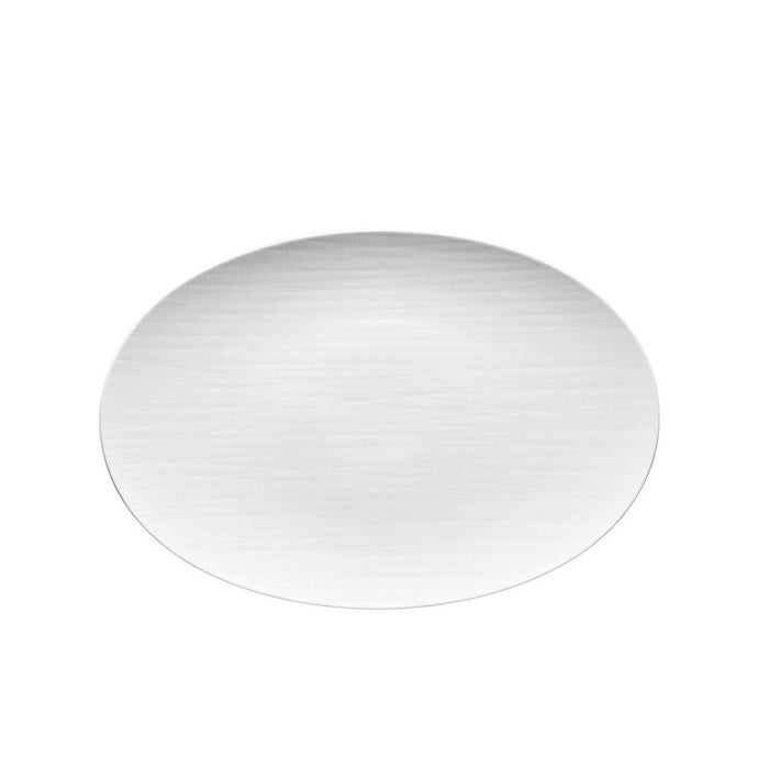 Rosenthal Mesh White Platter Flat Oval - 15 Inch