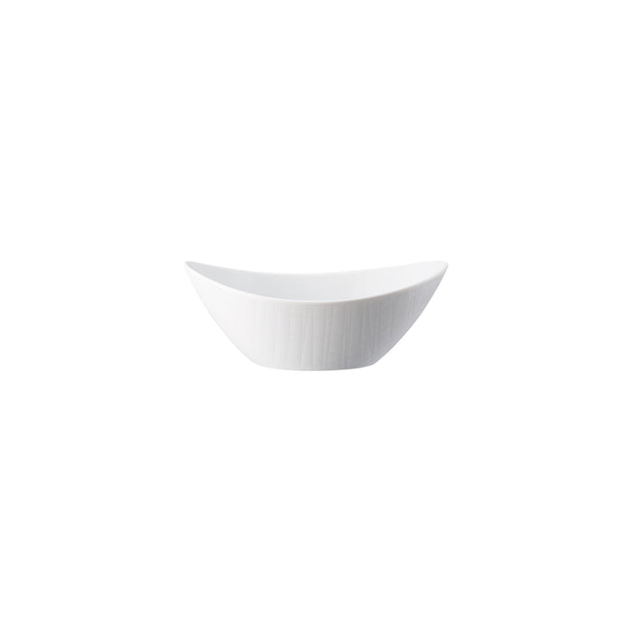Rosenthal Mesh White Nesting Bowl Oval - 6 x 4 1/3 Inch