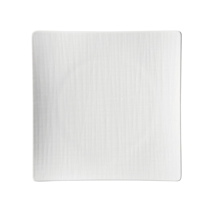 Rosenthal Mesh White Plate Flat Square - 10 1/2 Inch