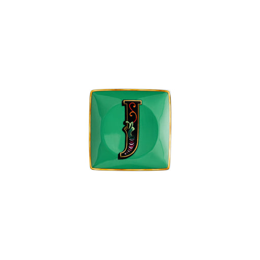 Versace Holiday Alphabet Canape Dish - J