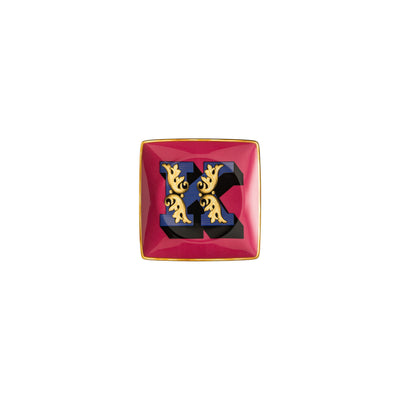 Versace Holiday Alphabet Canape Dish - K