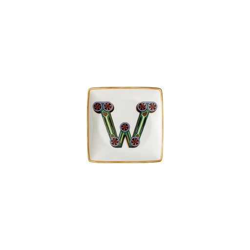 Versace Holiday Alphabet Canape Dish - W