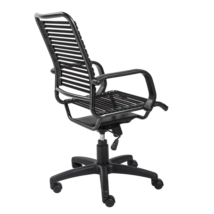 Euro Style Allison Bungie Flat High Back Office Chair