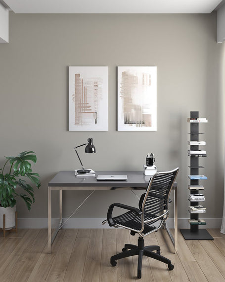 Euro Style Allison Bungie Flat High Back Office Chair