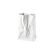 Rosenthal Bag Vase/ Do Not Litter Vase White Matte - 7 Inch