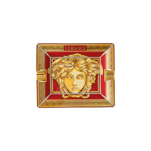 Versace Medusa Amplified Ashtray - Golden Coin - 6.25 Inch