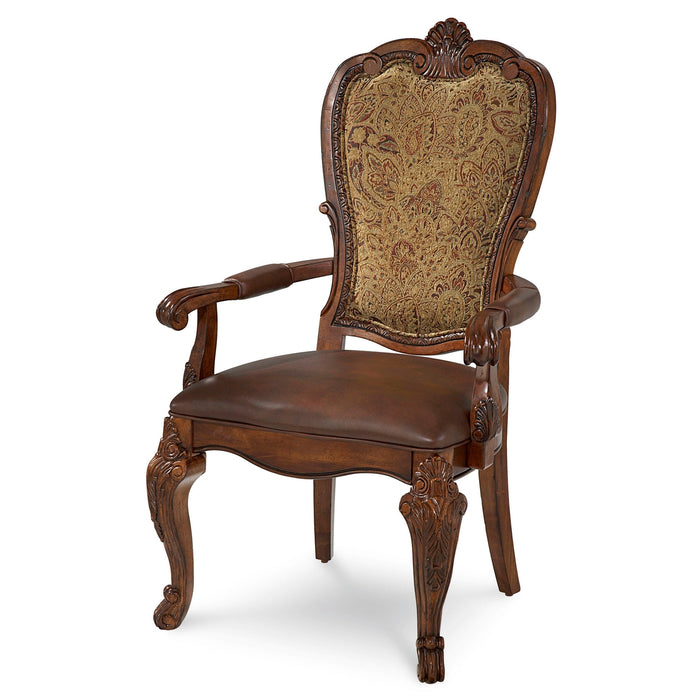 ART Furniture Old World Upholstered Back Arm Chair - Set of 2