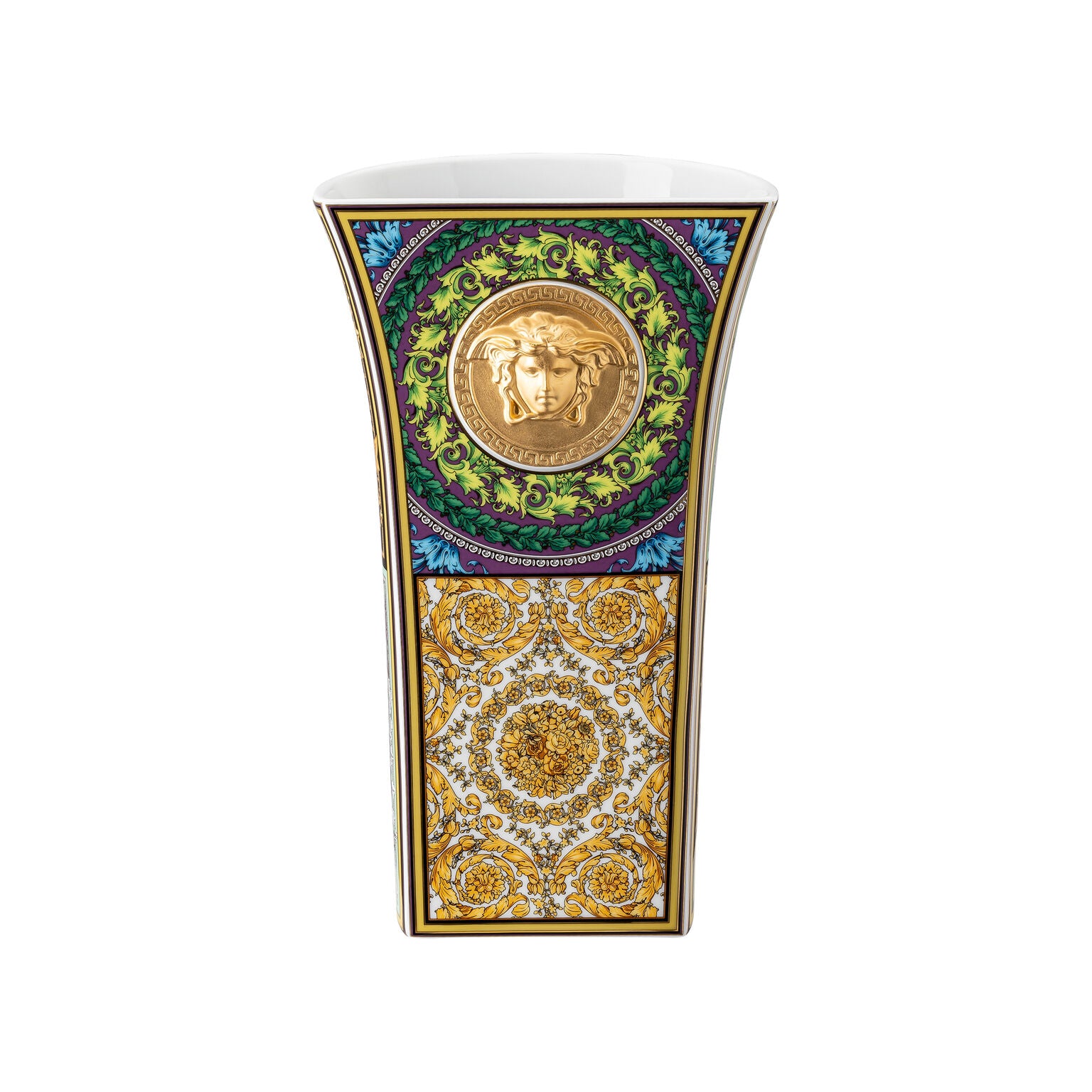 Versace Medusa Madness Vase Barocco Mosaic - 10.25 Inch
