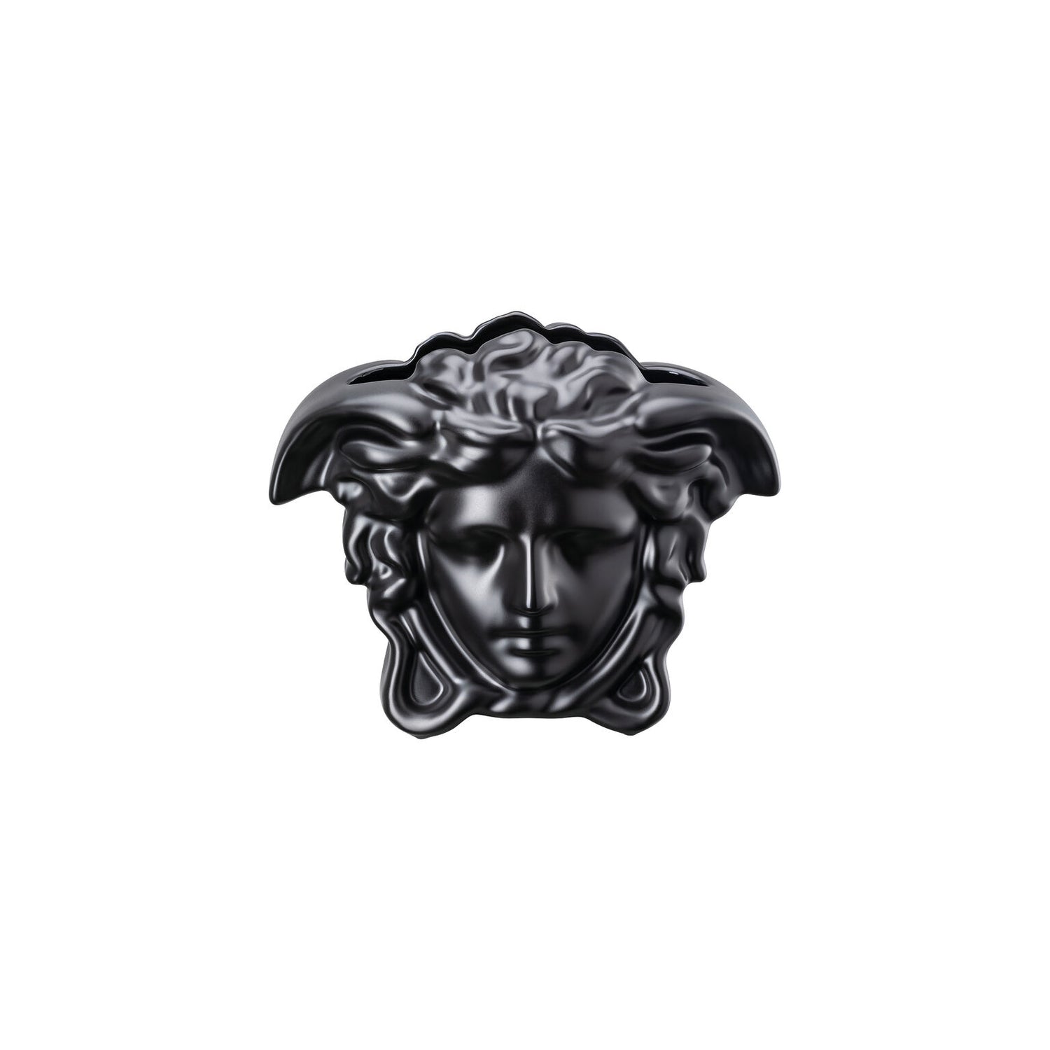 Versace Medusa Grande Vase Black - 6 Inch