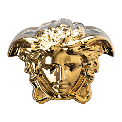 Versace Medusa Grande Vase Gold - 11.75 Inch