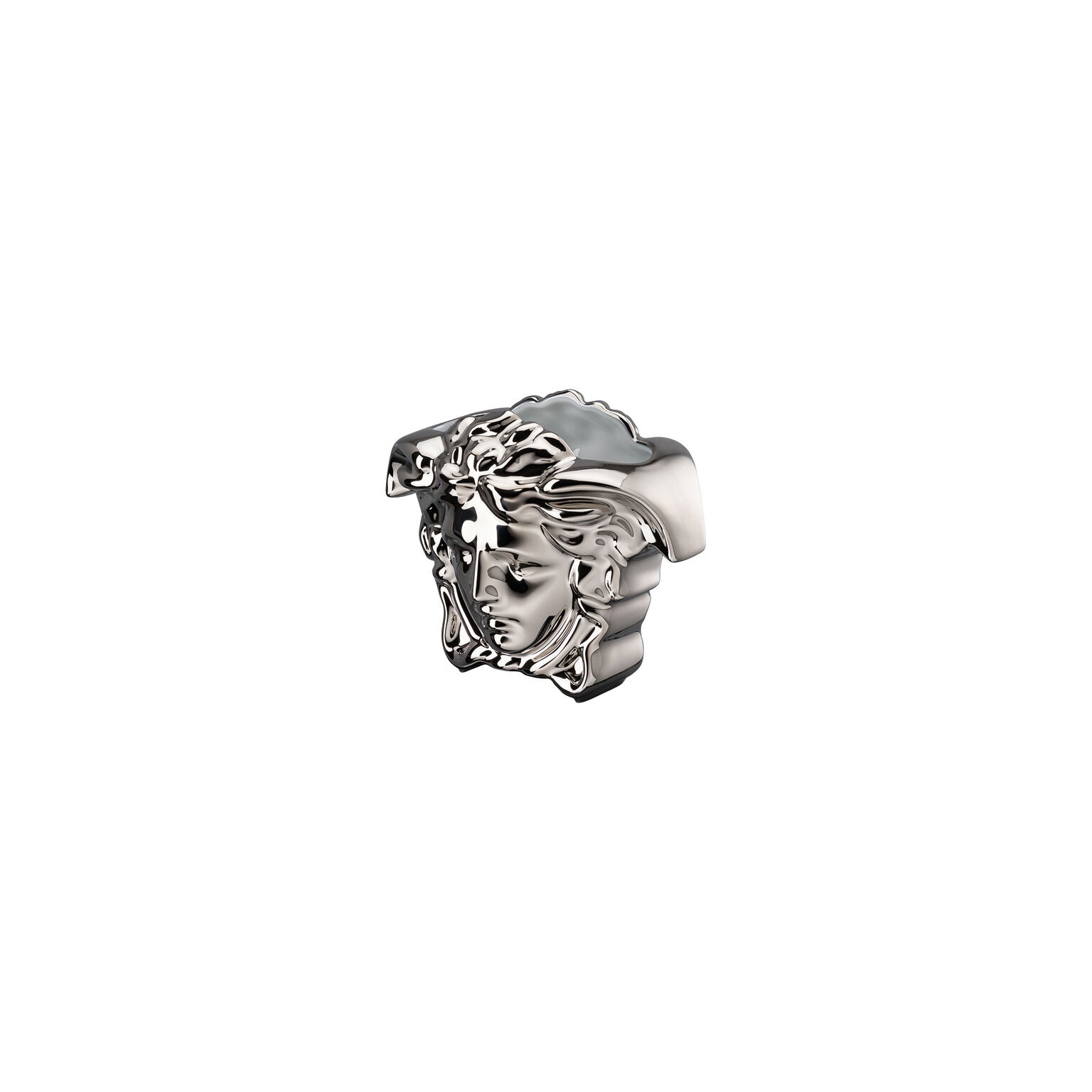 Versace Medusa Grande Vase Silver - 3.5 Inch