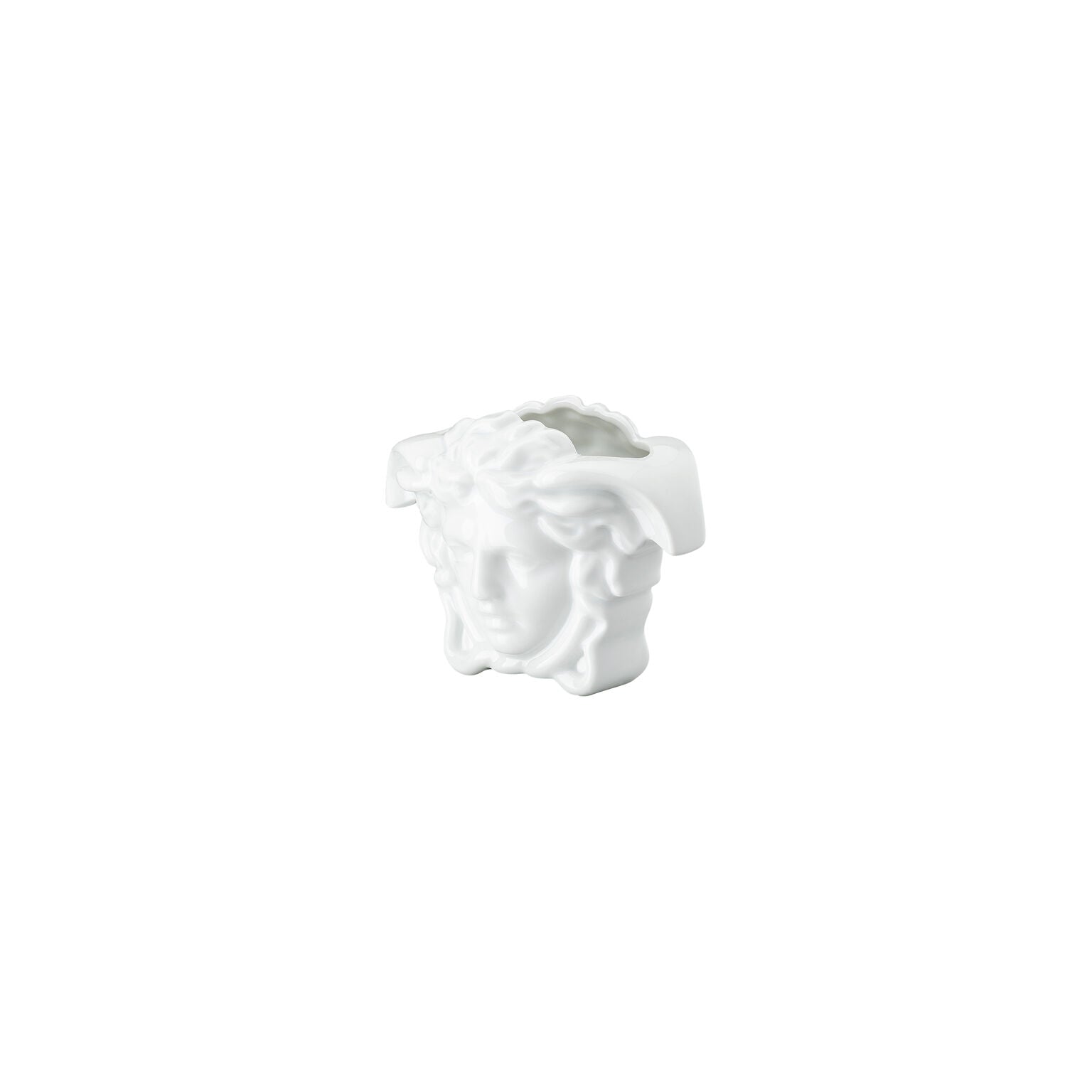 Versace Medusa Grande Vase White - 3.5 Inch
