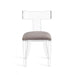 Interlude Home Tristan Acrylic Klismos Chair