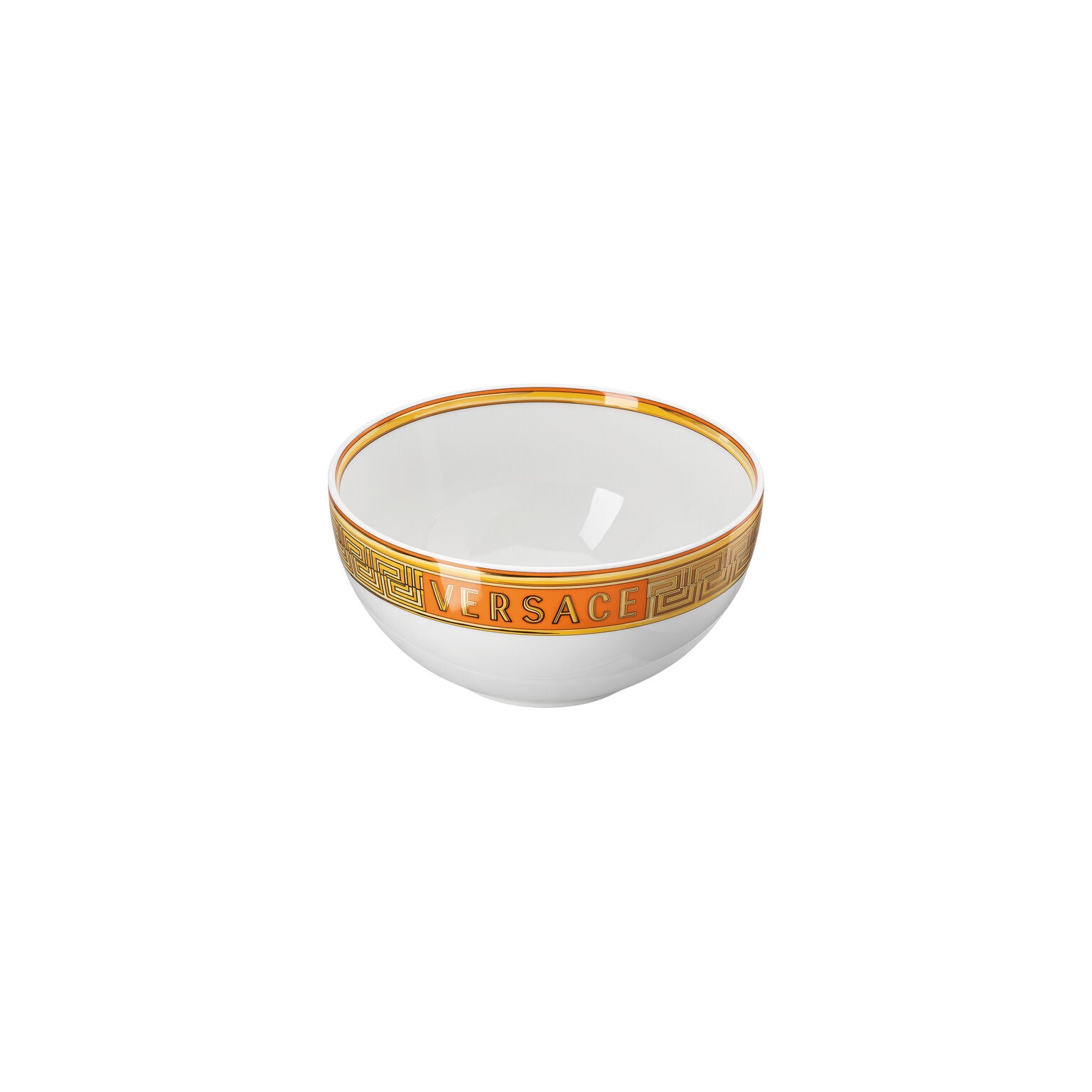 Versace Medusa Amplified Cereal Bowl - Orange Coin