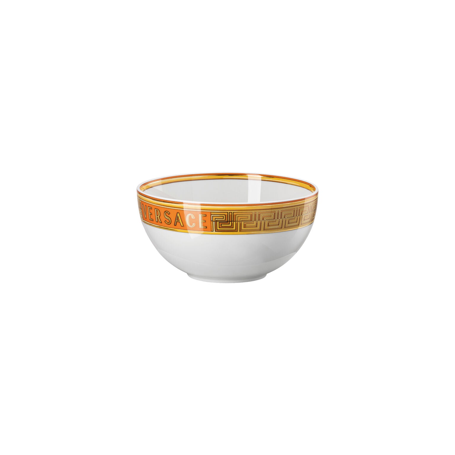 Versace Medusa Amplified Cereal Bowl - Orange Coin