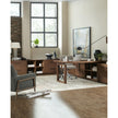 Hooker Furniture Elon Desk with Two-Door Cabinet and Short Bookcase