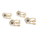 Michael Aram Anemone Napkin Set of 4 Rings