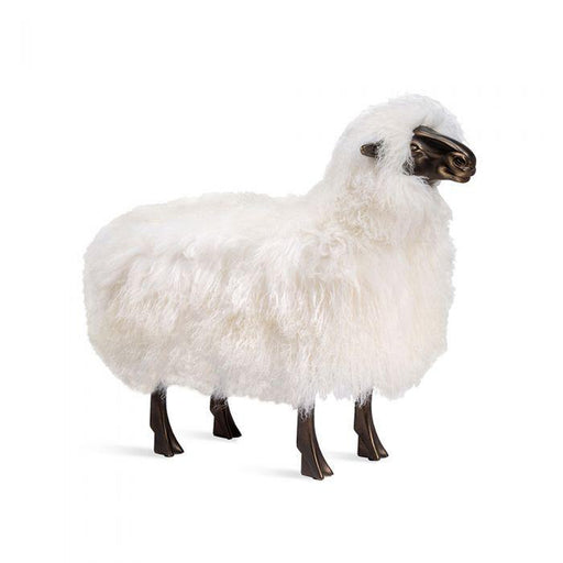 Interlude Home Phillippe Sheep Sculpture - Ivory