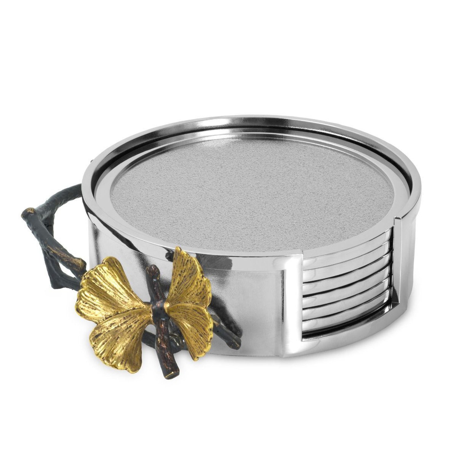 Michael Aram Butterfly Ginkgo Coaster Set of 6
