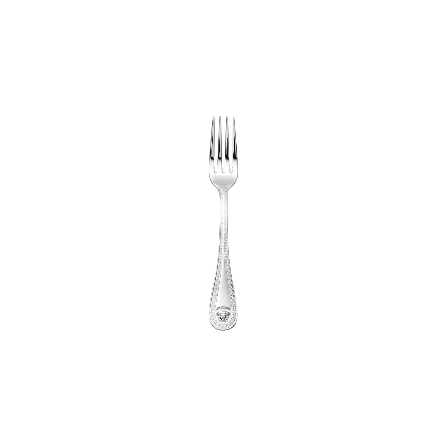 Versace Medusa Flatware Salad Dessert Fork Silver Plated