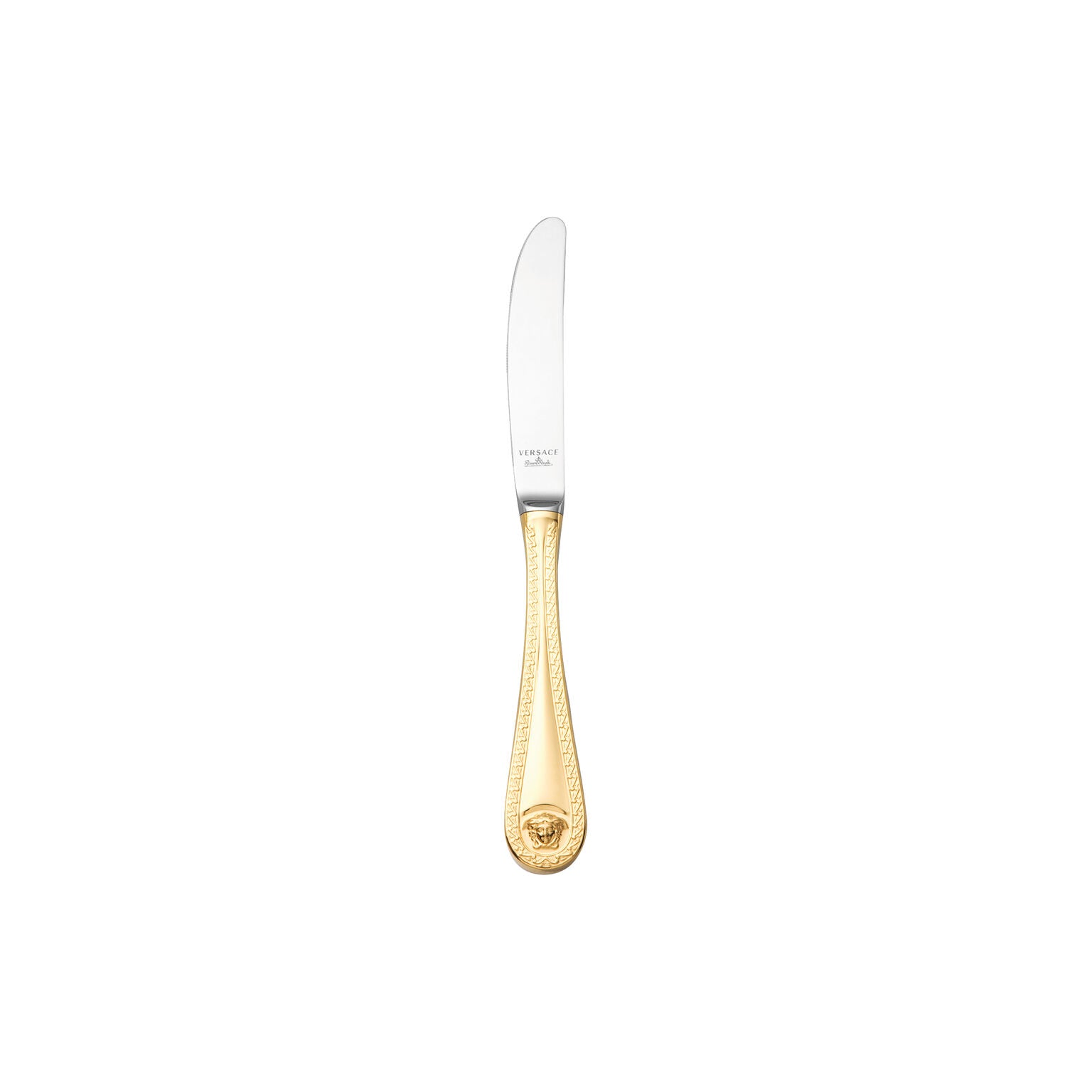 Versace Medusa Flatware Table Knife Gold Plated