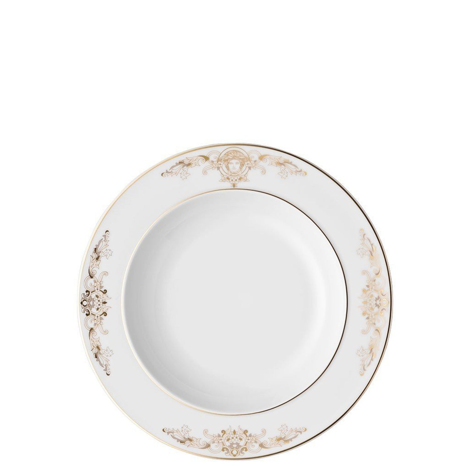 Versace Medusa Gala Rim Soup Plate