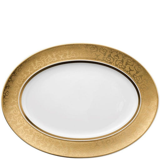 Versace Medusa Gala Gold Platter - 15.75 inch