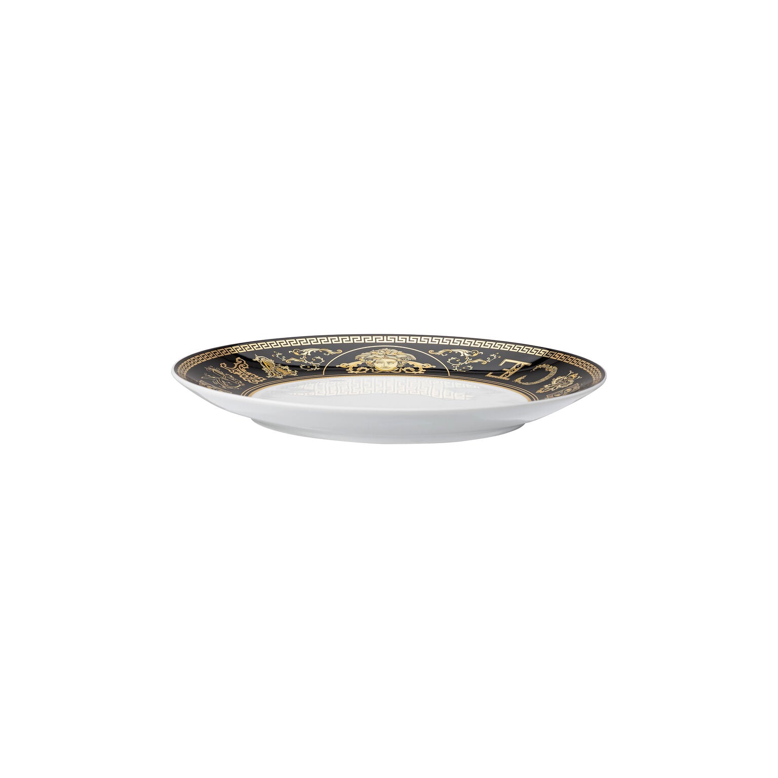 Versace Virtus Gala Salad Plate - Black