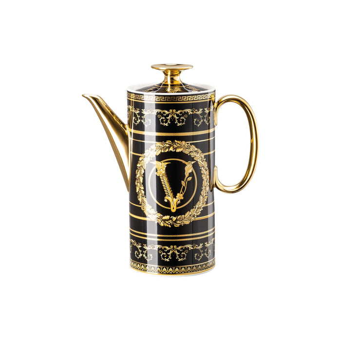 Versace Virtus Gala Coffee Pot - Black