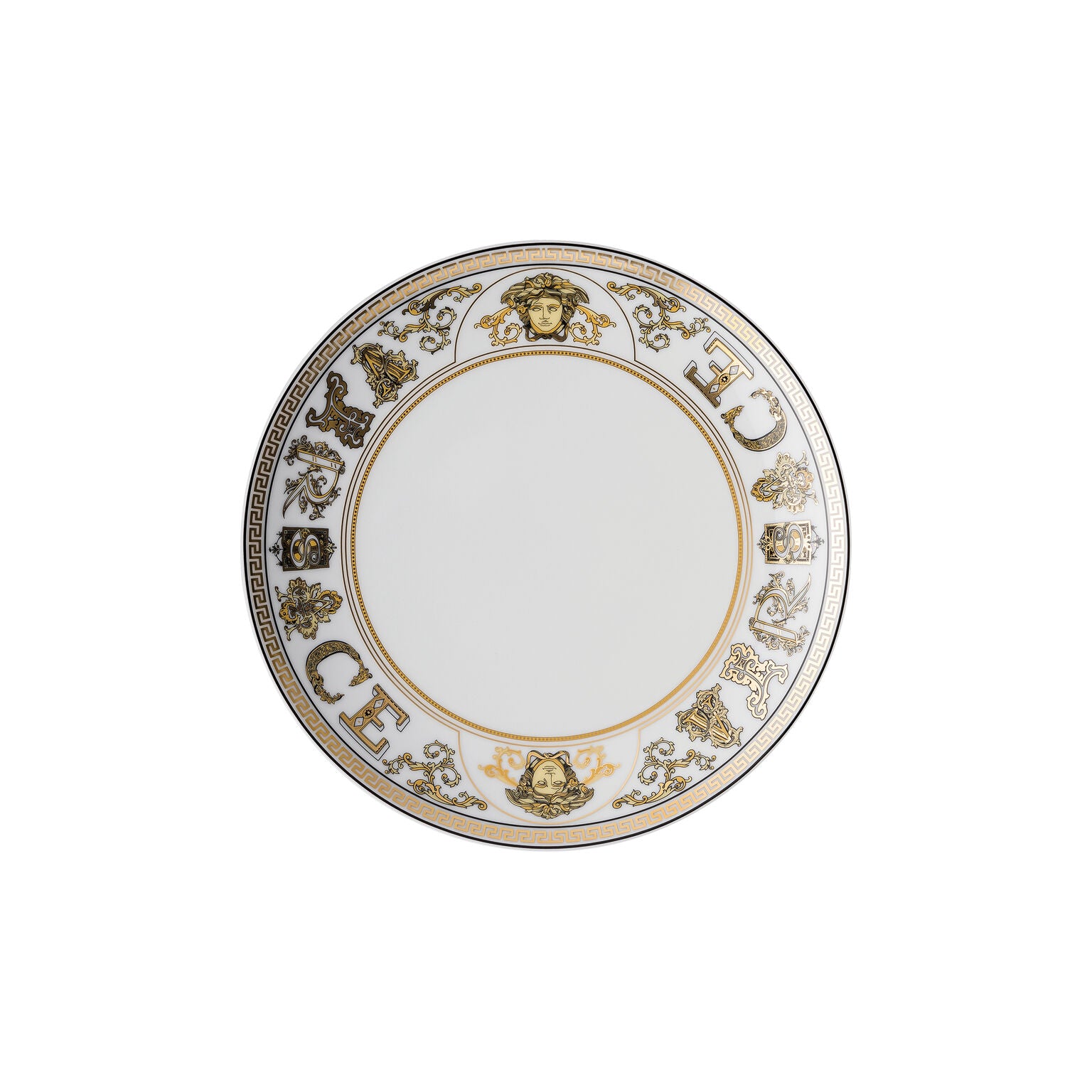 Versace Virtus Gala Salad Plate - White