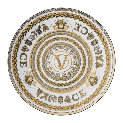 Versace Virtus Gala Service Plate - White