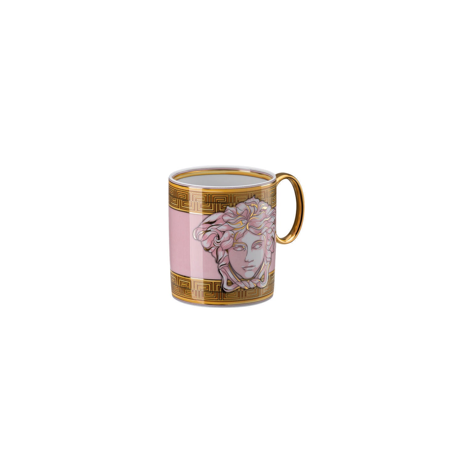 Versace Medusa Amplified Mug With Handle - Pink Coin