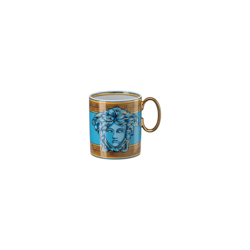 Versace Medusa Amplified Mug With Handle - Blue Coin