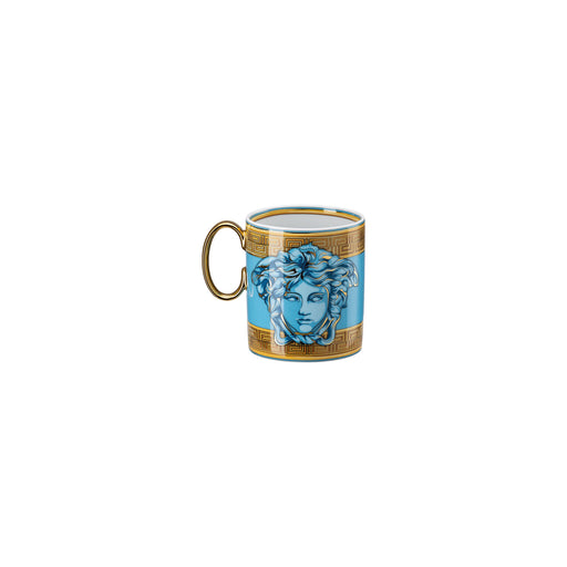 Versace Medusa Amplified Mug With Handle - Blue Coin