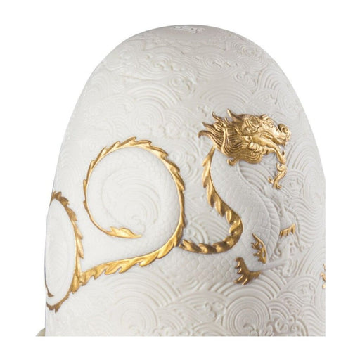 Lladro Dragons Dome Table Lamp