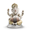 Lladro Mridangam Ganesha Figurine
