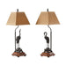 Theodore Alexander Meiji Cranes Table Lamp