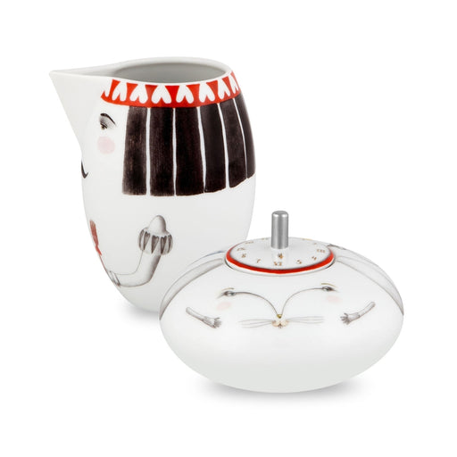Vista Alegre Tea with Alice Sugar Bowl & Milk Jug Gift Box - Set