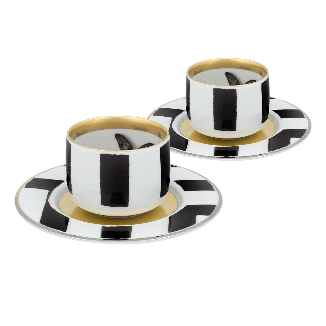Vista Alegre Christian Lacroix - Sol Y Sombra Coffee Cup & Saucer By Christian Lacroix