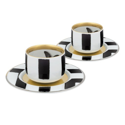 Vista Alegre Christian Lacroix - Sol Y Sombra Coffee Cup & Saucer By Christian Lacroix