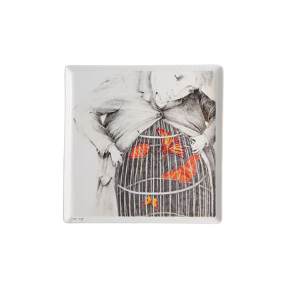Vista Alegre 2I Square Plate By Joanna Concejo