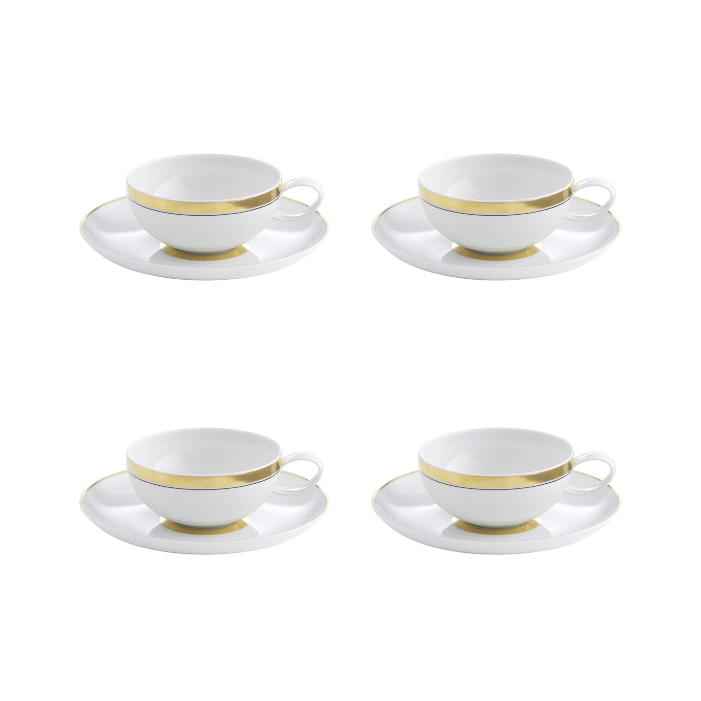 Vista Alegre Domo Gold Tea Cup And Saucer