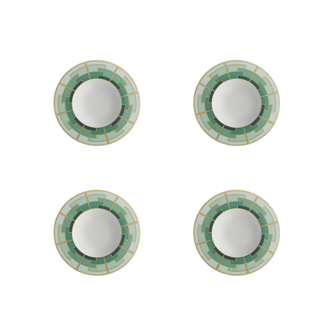 Vista Alegre Emerald Soup Plate