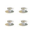 Vista Alegre Emerald Espresso Cup and Saucer