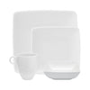 Vista Alegre Carre White Set of 4 Plate Pieces