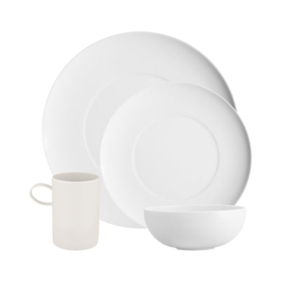 Vista Alegre Domo White Set of 4 Plate Pieces