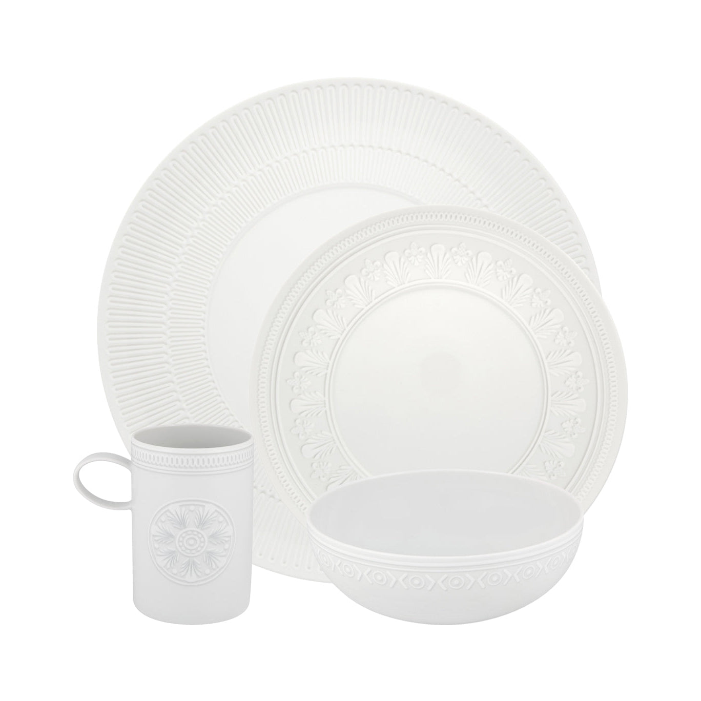 Vista Alegre Ornament Set of 4 Plate Pieces